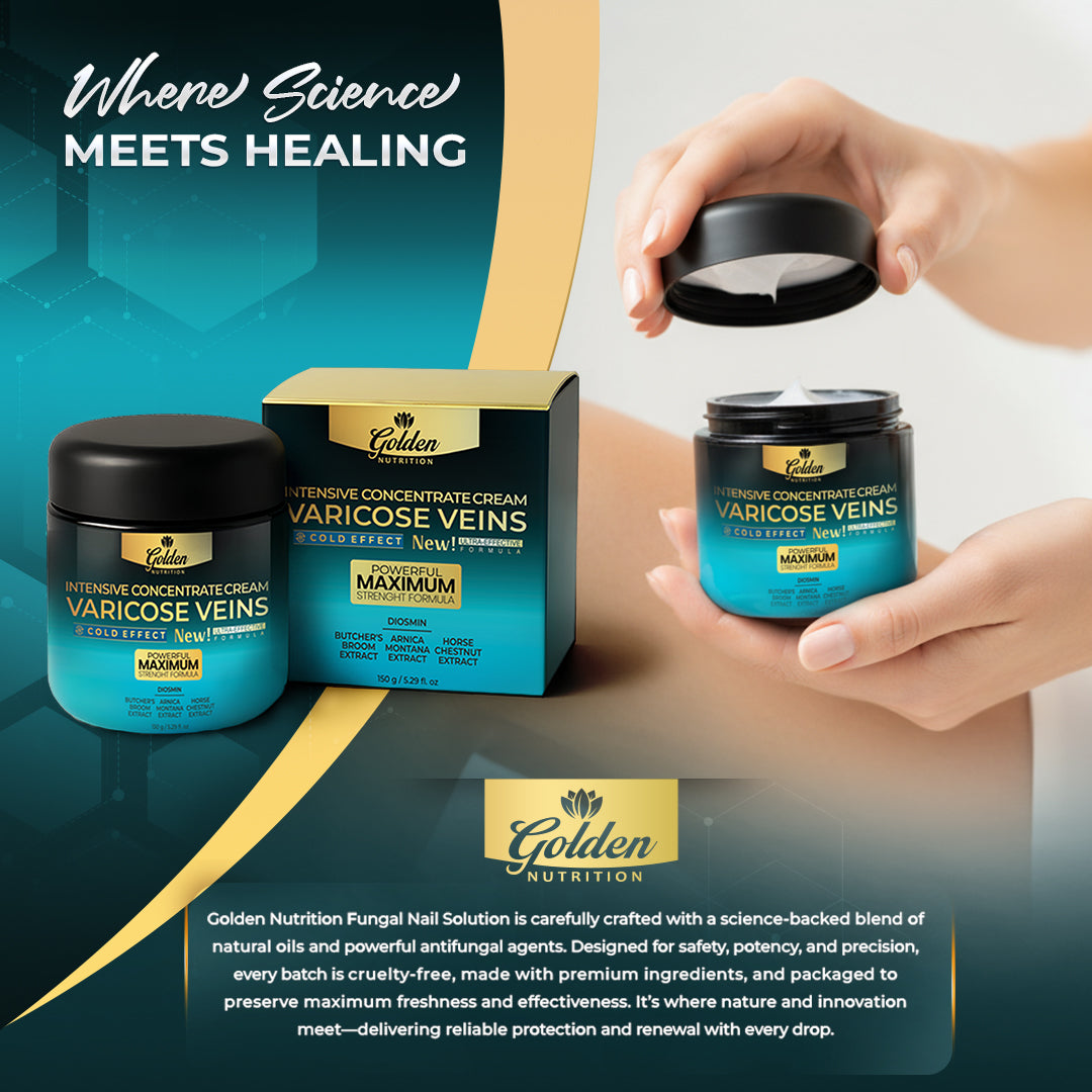 Golden Nutrition Varicose Veins Maximum Strength Cream – Cold Effect
