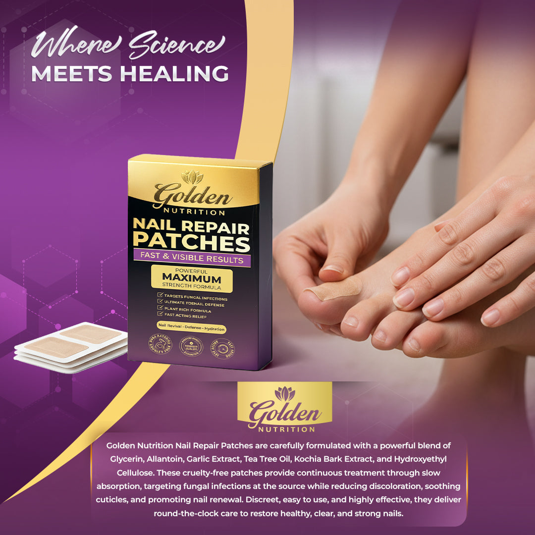 Golden Nutrition® Powerful Maximum Strength Nail Repair Patches