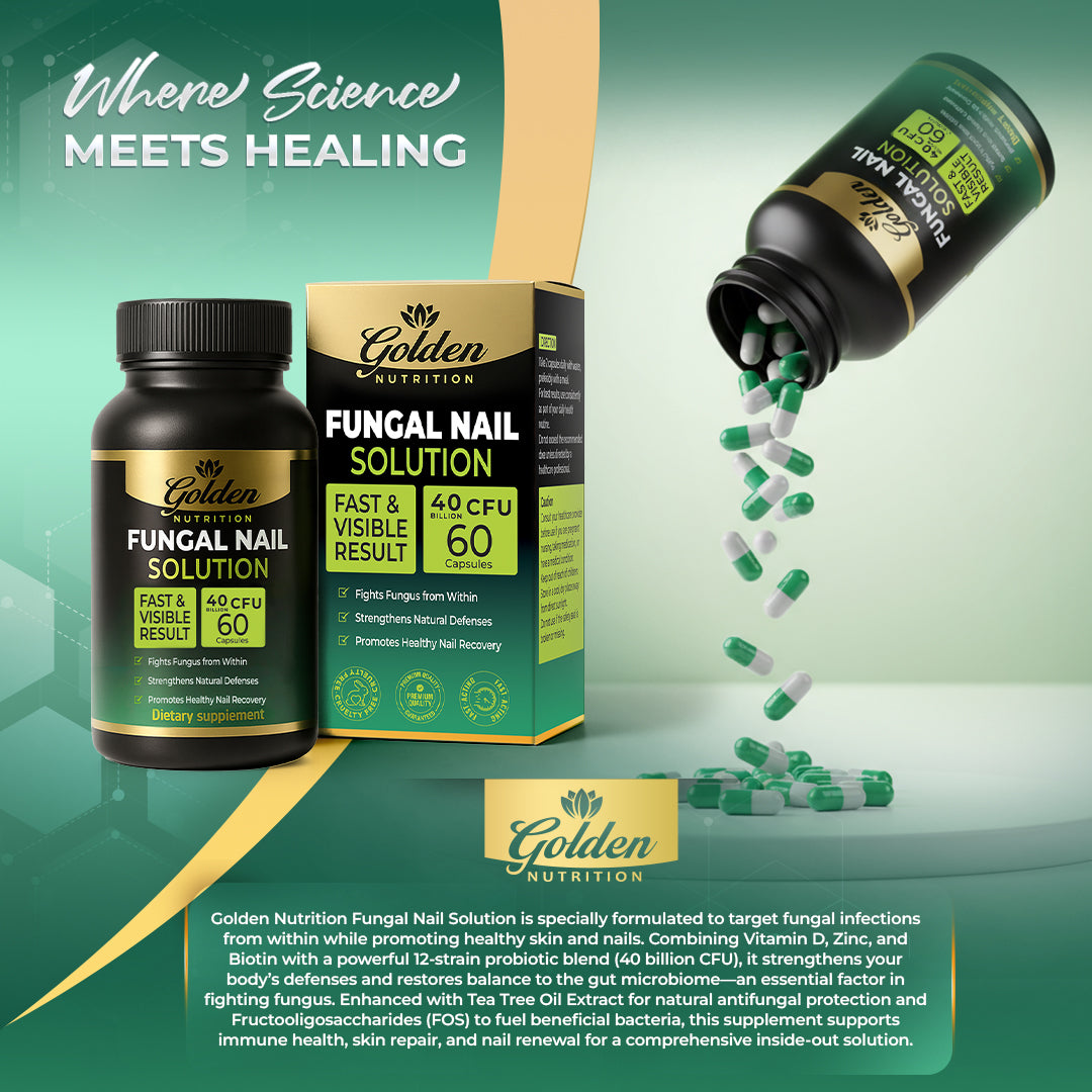 Golden Nutrition® Maximum Strength Nail Recovery Capsules