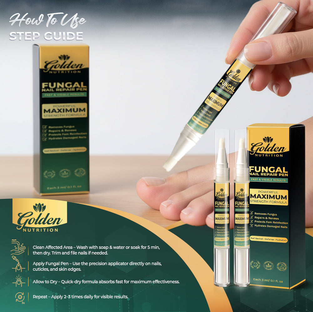 Golden Nutrition® Powerful Maximum Strength Fungal Nail Repair Pen