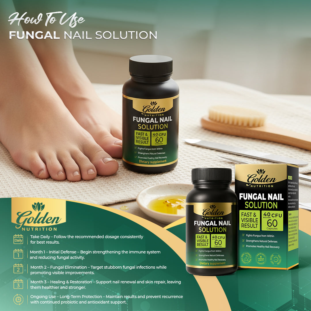 Golden Nutrition® Maximum Strength Nail Recovery Capsules