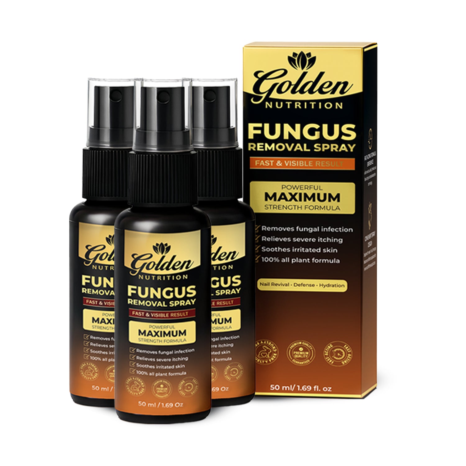 Golden Nutrition® Powerful Maximum Strength Fungus Removal Spray