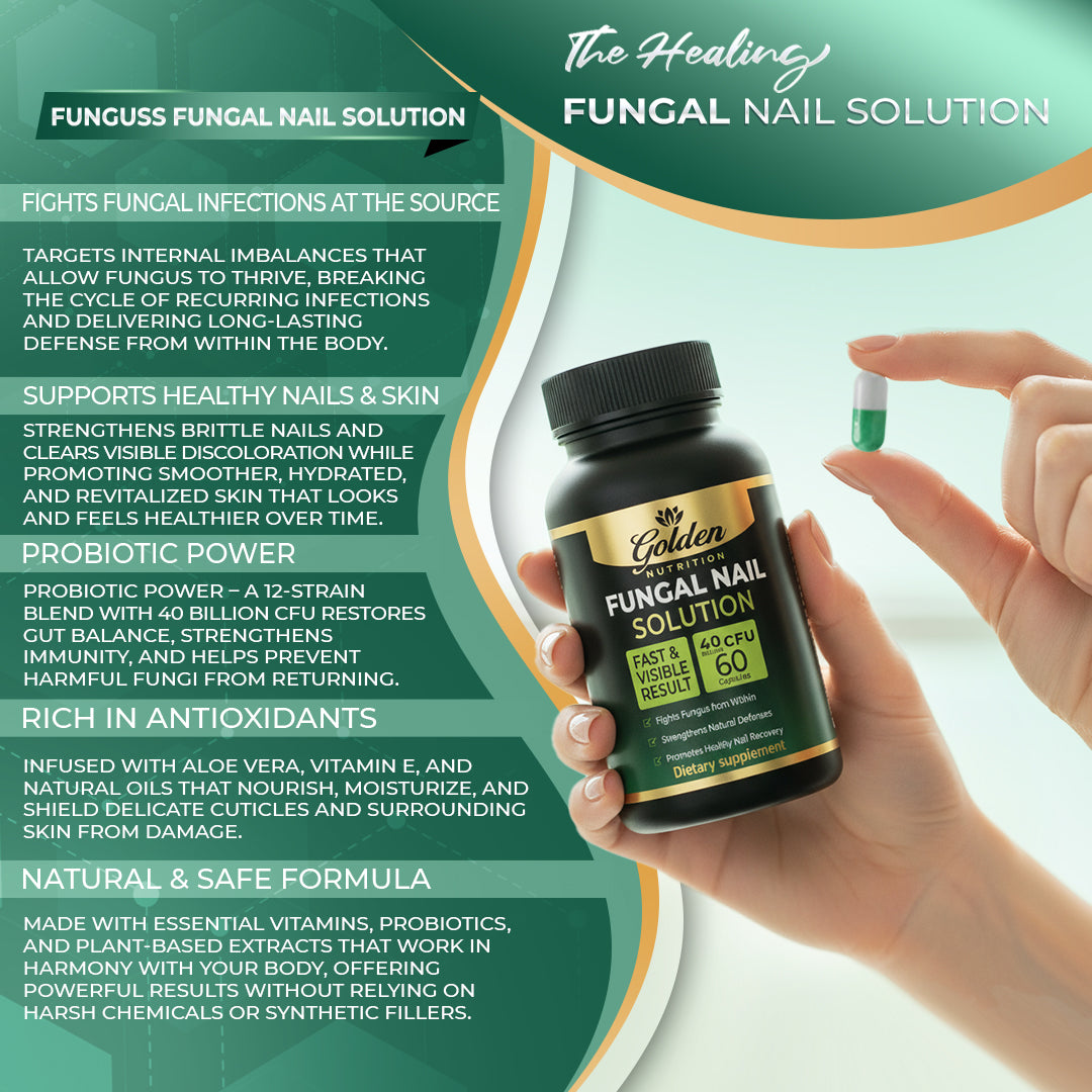Golden Nutrition® Maximum Strength Nail Recovery Capsules