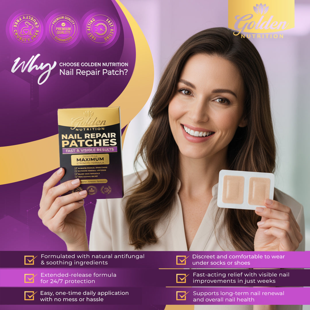 Golden Nutrition® Powerful Maximum Strength Nail Repair Patches
