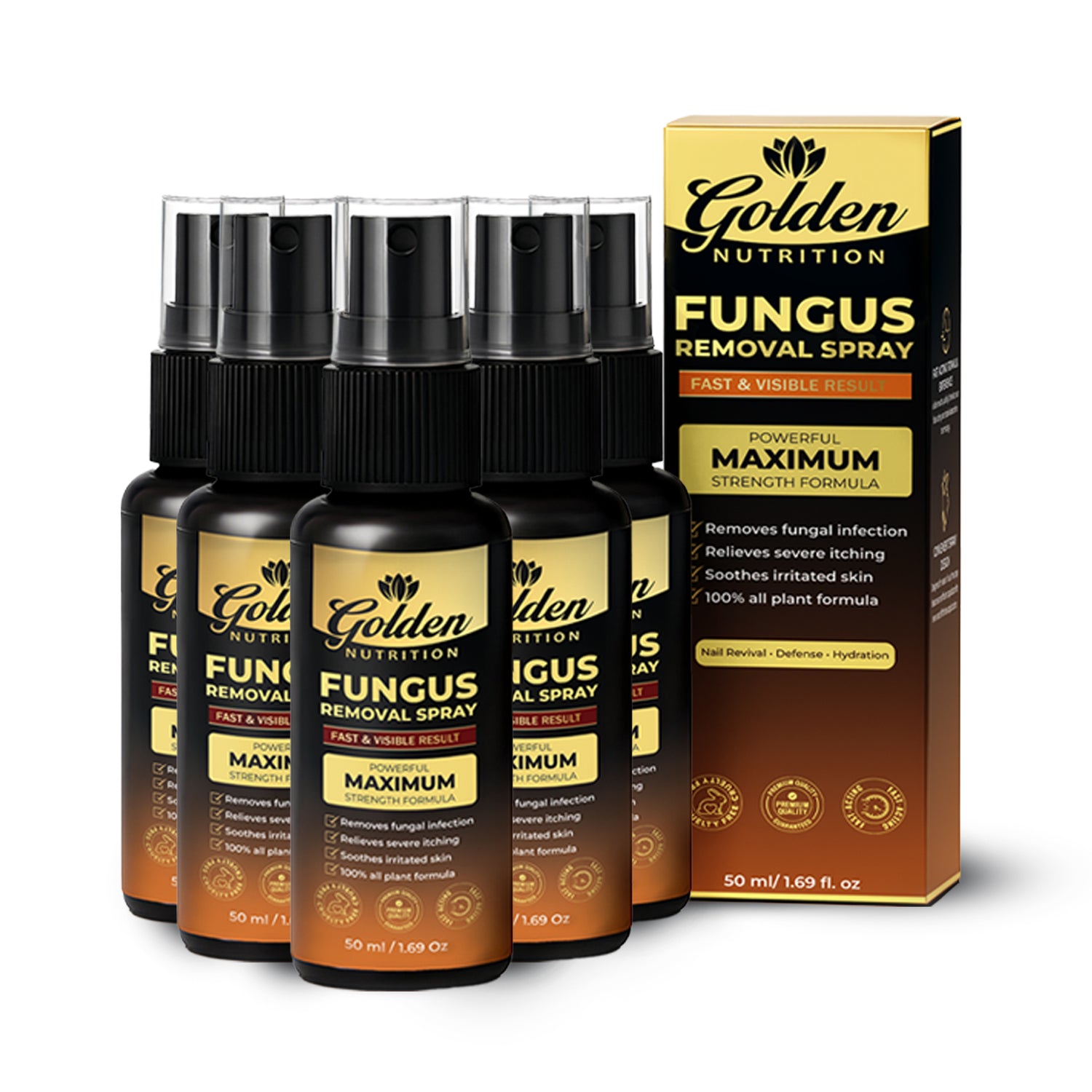 Golden Nutrition® Powerful Maximum Strength Fungus Removal Spray