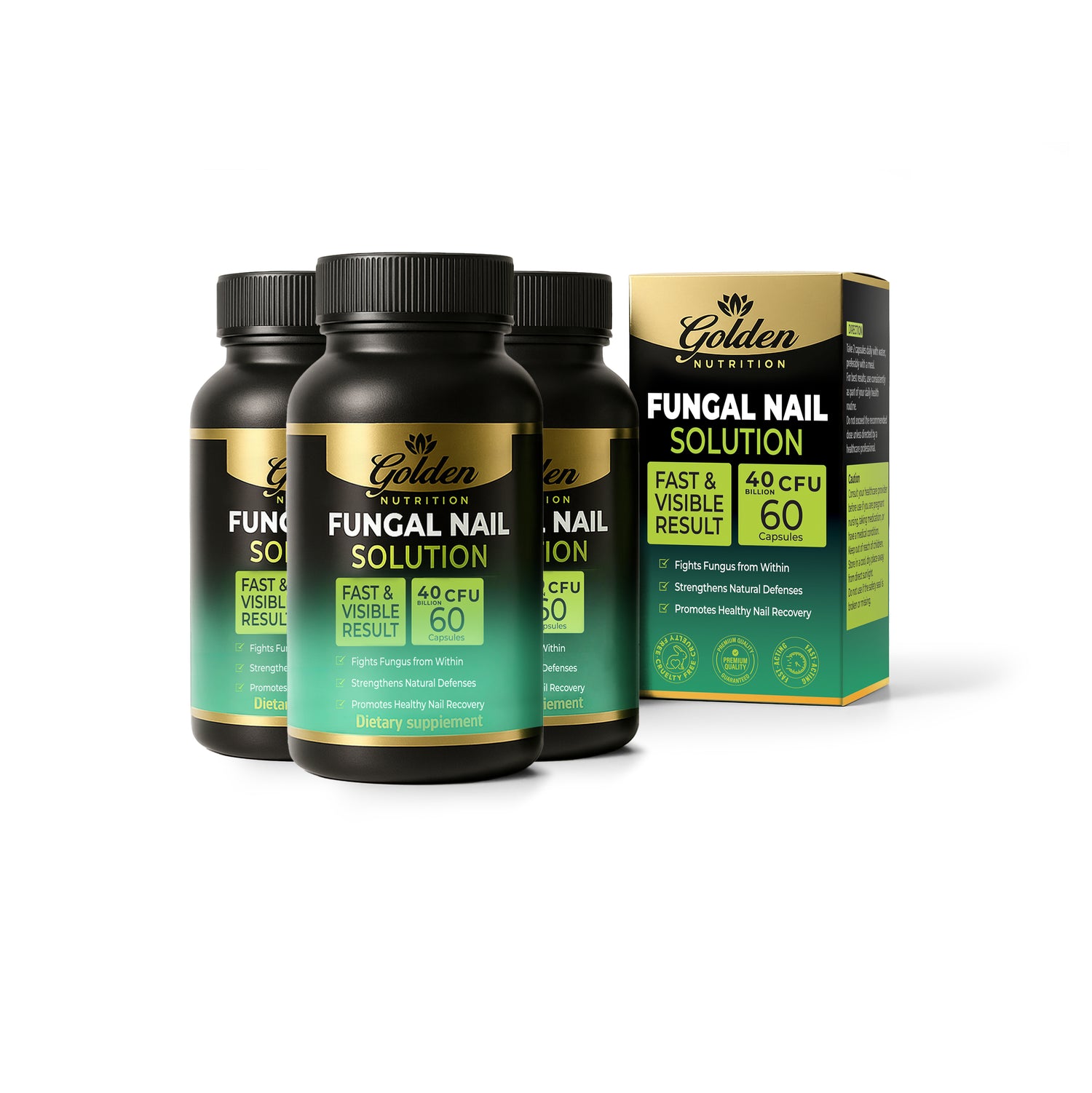 Golden Nutrition® Maximum Strength Nail Recovery Capsules
