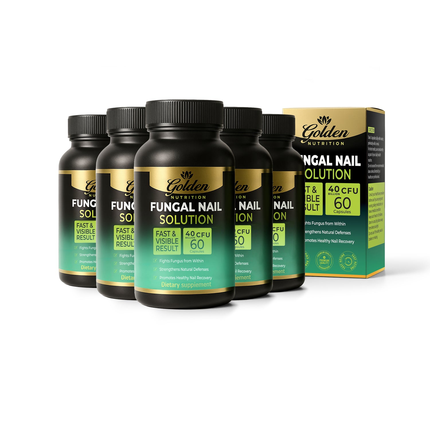 Golden Nutrition® Maximum Strength Nail Recovery Capsules