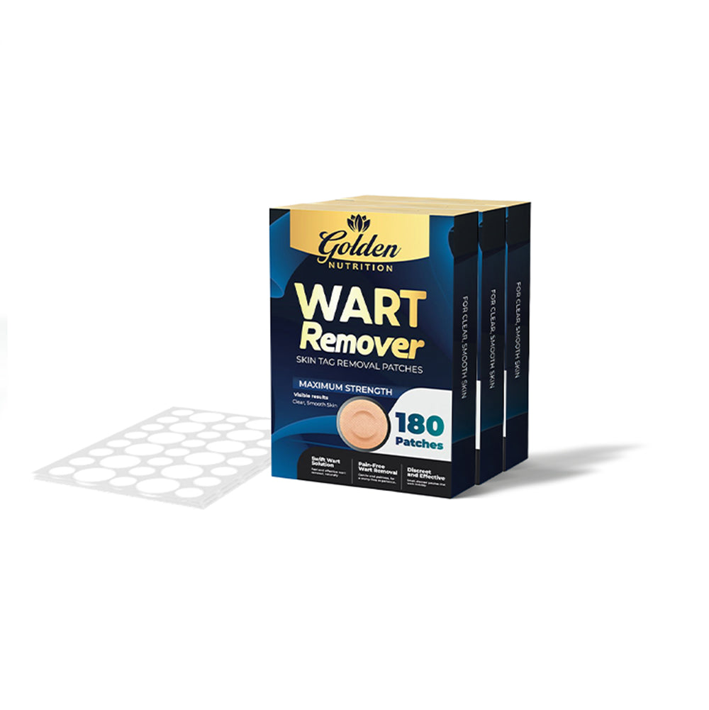 Golden Nutrition Maximum Strength Wart Remover Skin Tag Patches